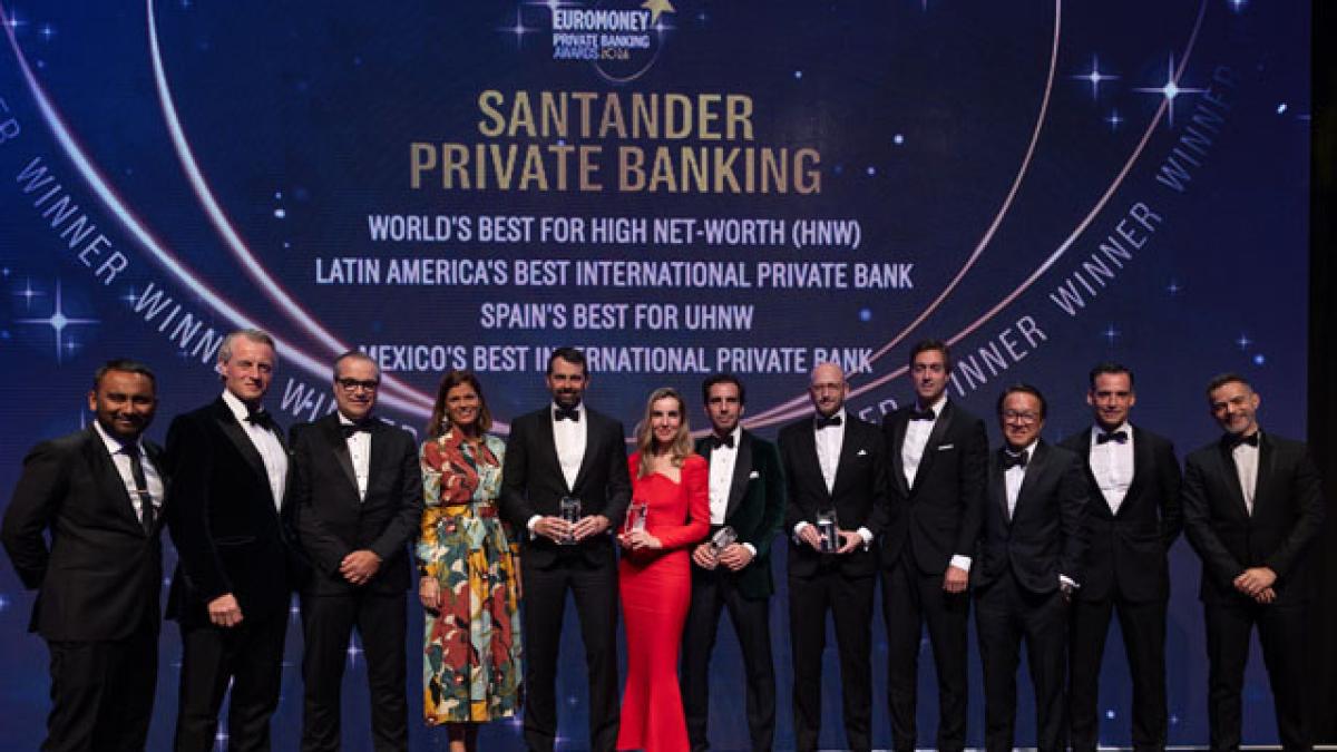 <![CDATA[Santander Private Banking, entre las mejores bancas privadas del mundo según Euromoney]]>