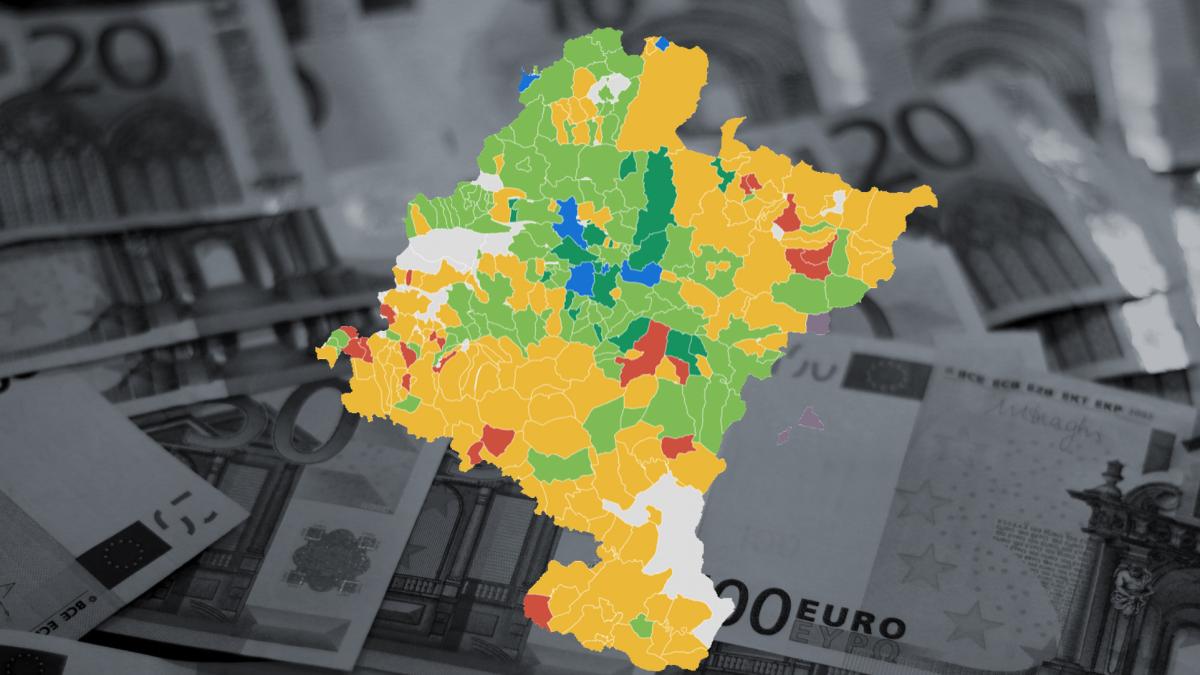 <![CDATA[La localidad de Navarra con la renta más alta supera por primera vez los 40.000 euros por habitante: consulta todos los municipios]]>