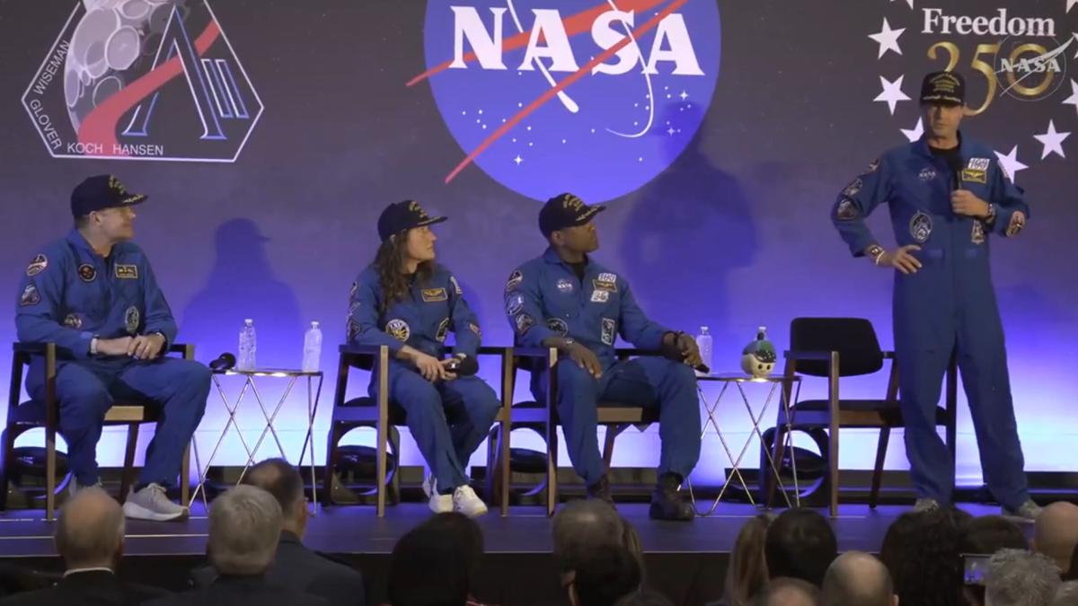 <![CDATA[Los astronautas de Artemis II destacan su unión y aprecio por la Tierra entre una lluvia de aplausos]]>