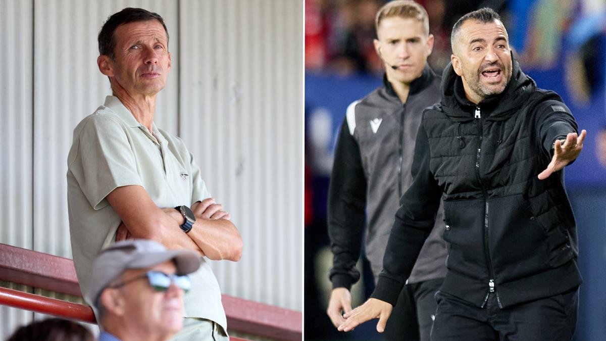 <![CDATA[¿Qué hacían dos antiguos entrenadores de Osasuna viendo el Milan-Udinese en San Siro?]]>