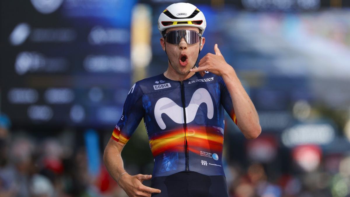 <![CDATA[Iván Romeo (Movistar) se exhibe en Padrón]]>