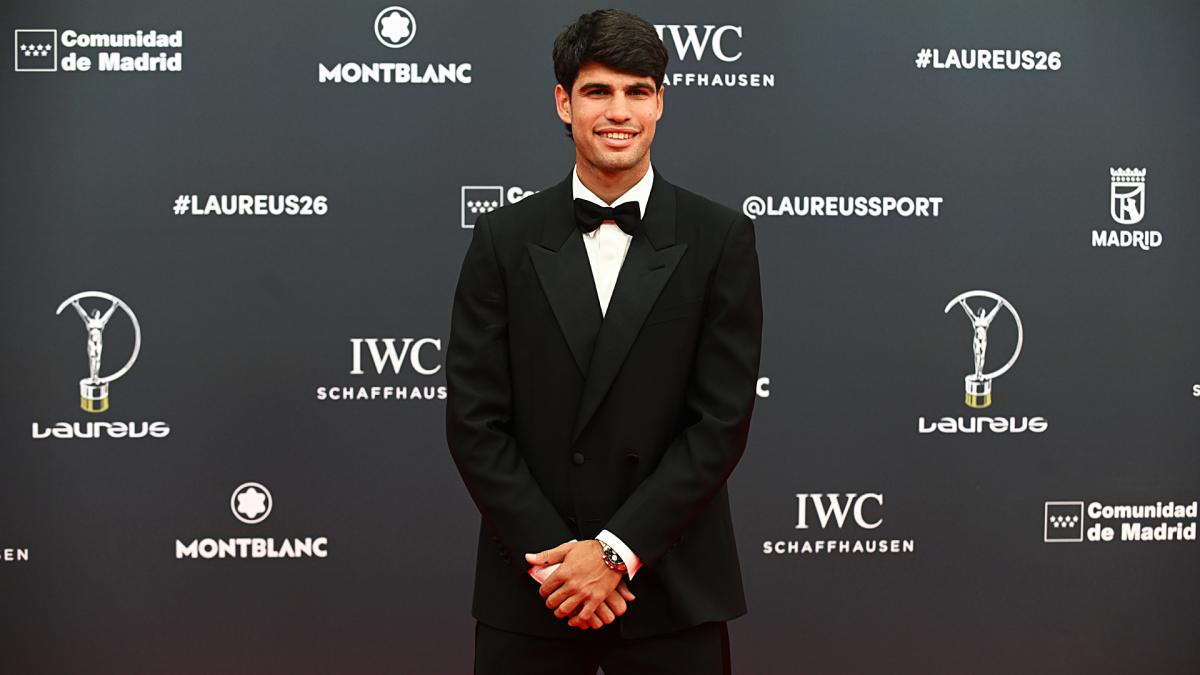 <![CDATA[Carlos Alcaraz, premio Laureus al mejor deportista del año]]>