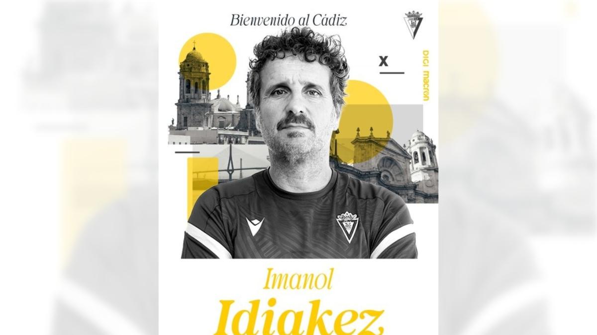 <![CDATA[Imanol Idiakez, nuevo entrenador del Cádiz]]>