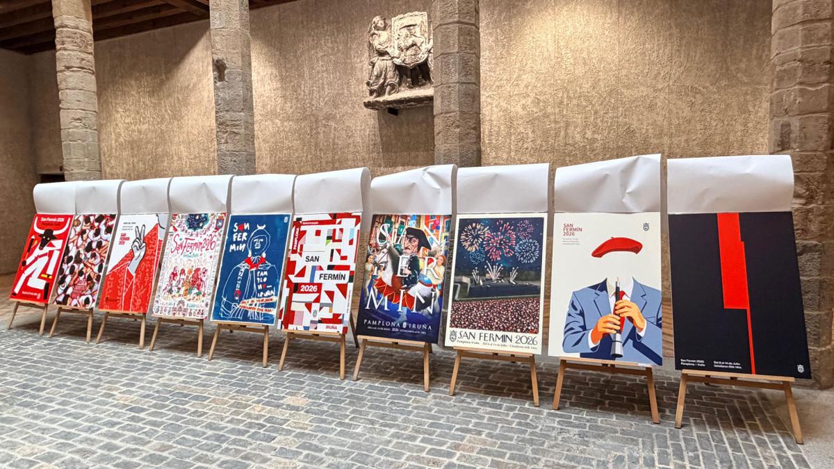 <![CDATA[Fotos de los 10 carteles finalistas de San Fermín 2026]]>