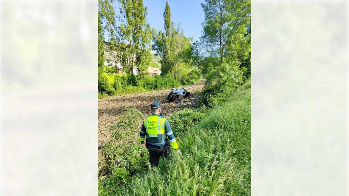 <![CDATA[Un joven de 27 años, herido grave tras salirse de la vía en Egüés]]>