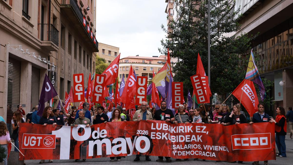 <![CDATA[UGT y CCOO reivindican en el Primero de Mayo unas condiciones 