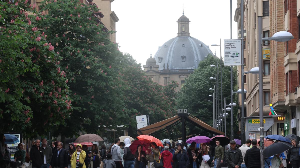 <![CDATA[Navarra registra una tarde de lluvias intensas y algunos puntos suman más de 30 l/m2]]>