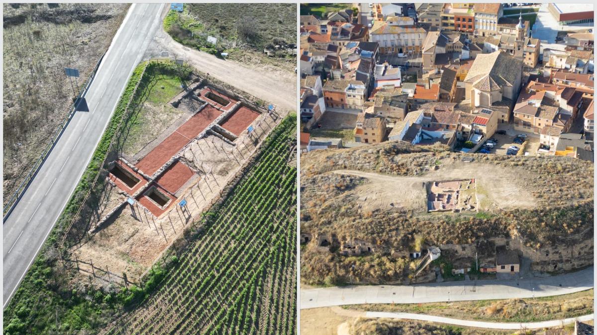 <![CDATA[Las excavaciones del Castillo de Valtierra y la Bodega romana de Funes lucen ya renovadas]]>