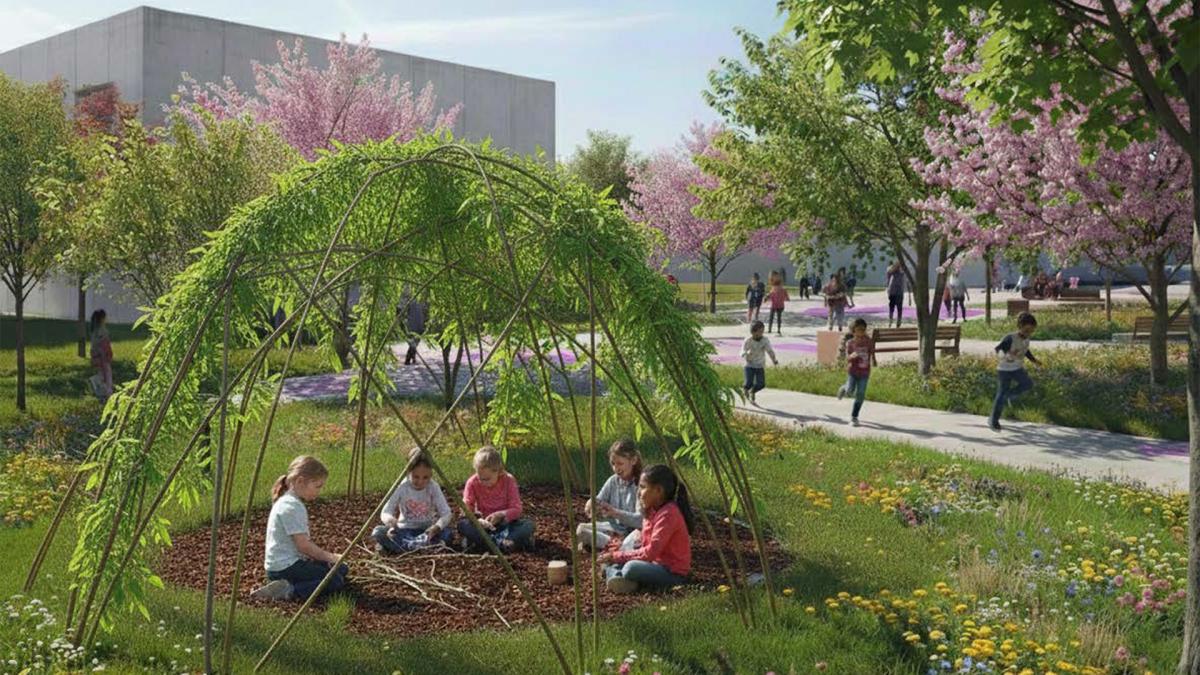 <![CDATA[Pamplona sigue ampliando su red de patios renaturalizados con los colegios de San Francisco y Rochapea]]>