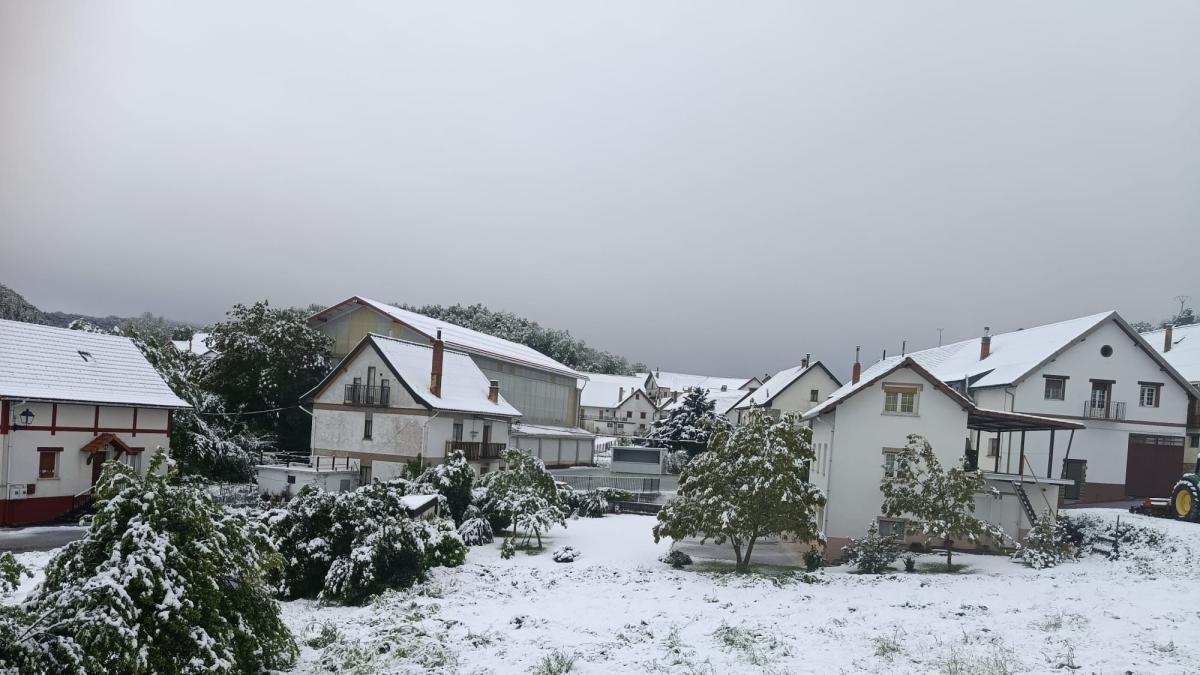 <![CDATA[Fotos de la nieve en Navarra en pleno mes de mayo]]>