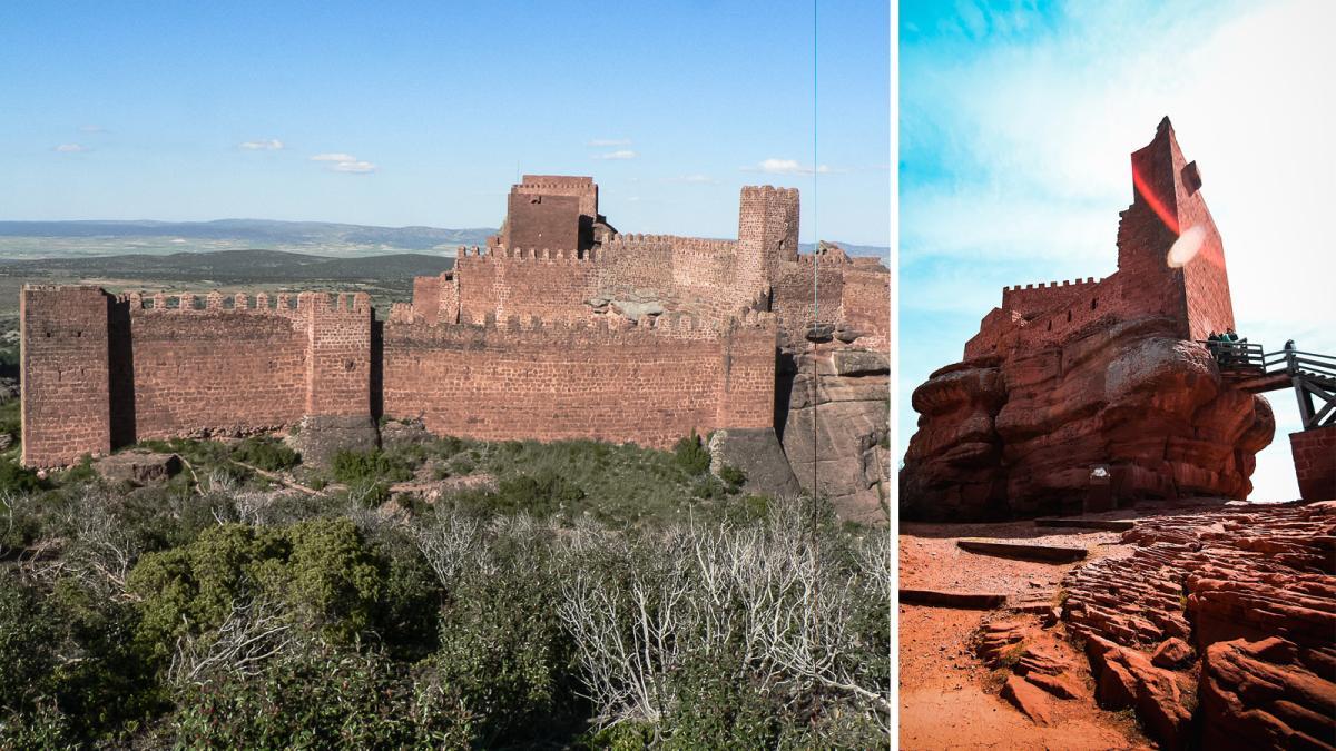<![CDATA[La fortaleza roja de Teruel que parece sacada de la India y perteneció a Pedro Ruiz de Azagra, señor de Estella]]>