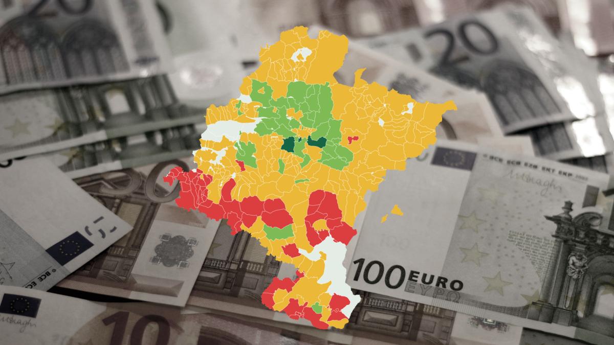 <![CDATA[Dos municipios de la Comarca de Pamplona, con la mayor renta por hogar de Navarra]]>