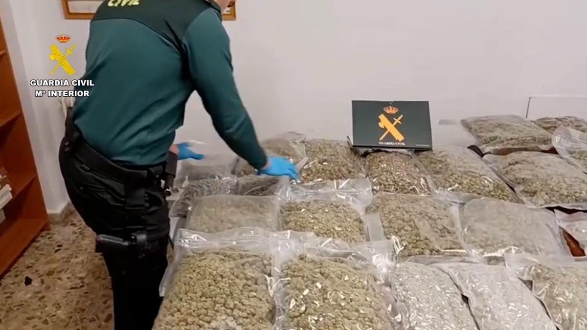 <![CDATA[Detenido en Bera tras intentar huir a pie después de abandonar su coche con más de 20 kg de marihuana y 4 de hachís en su interior]]>