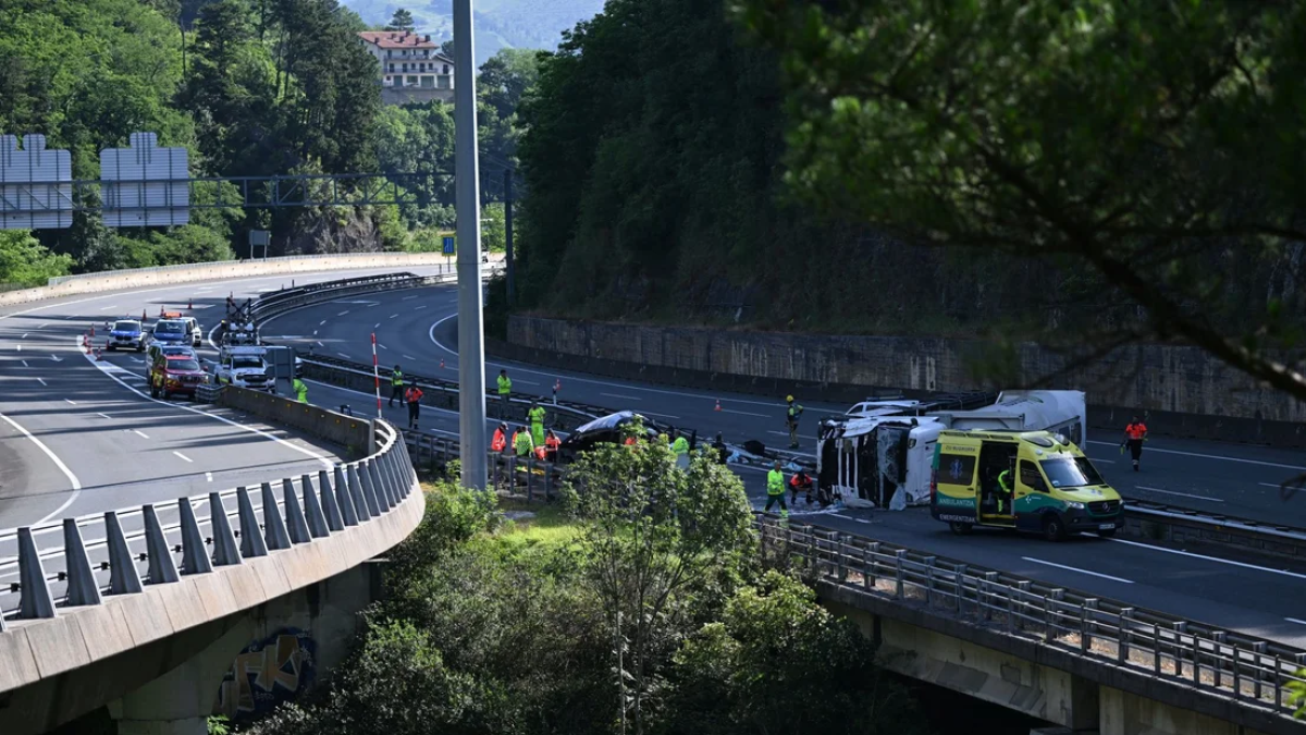 <![CDATA[El accidente de tráfico más grave relacionado con Navarra desde el año 2000]]>