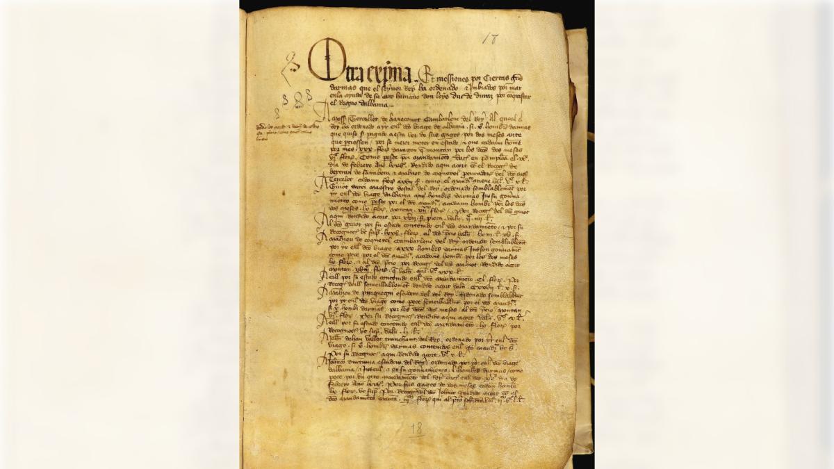 <![CDATA[El Archivo de Navarra dedica su microexposición a los 650 años de la conquista de Albania]]>