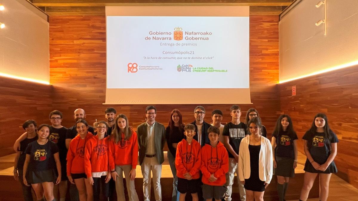 <![CDATA[Tres colegios de Pamplona y la Comarca, ganadores del concurso escolar Consumópolis 21]]>