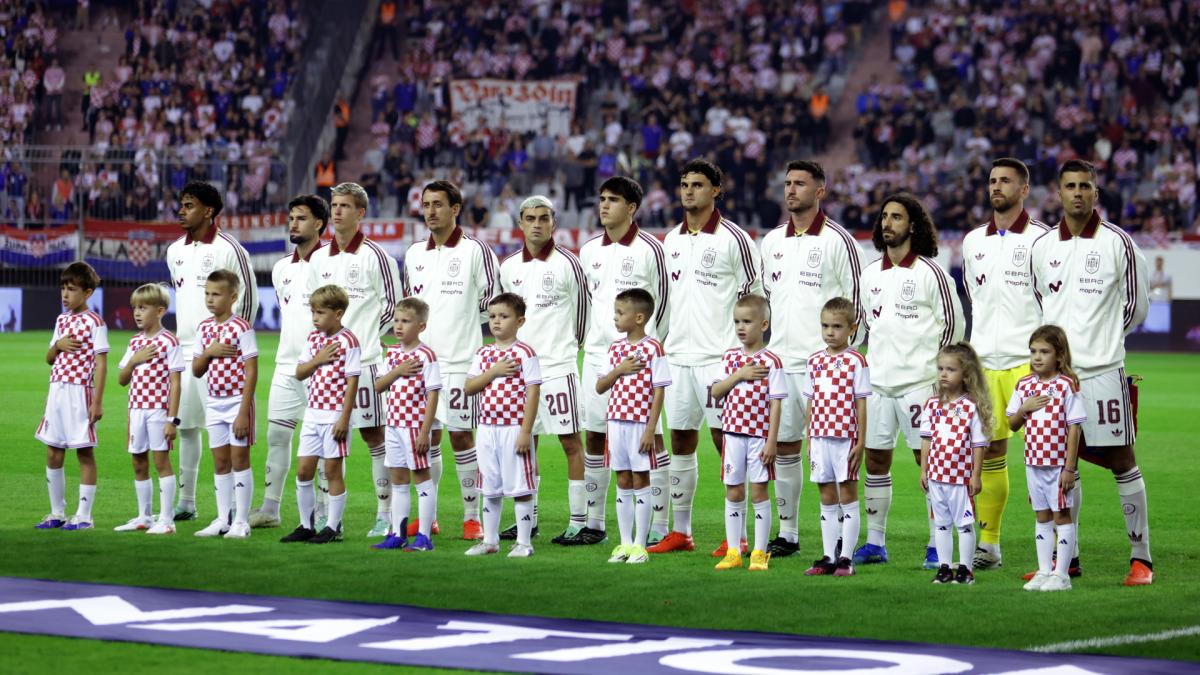 De la Fuente motivó a sus jugadores en Croacia con un mensaje de Juan ...