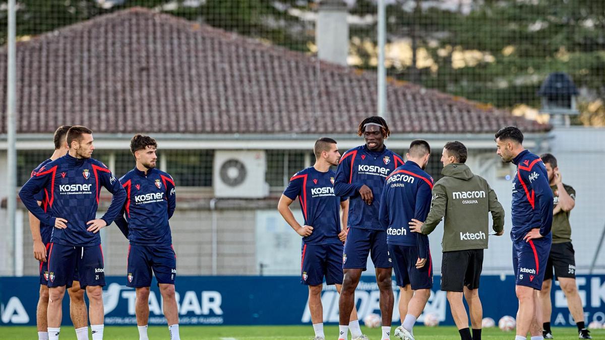 Osasuna se prepara para el próximo partido