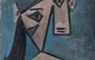 Cabeza de Mujer, de Pablo Picasso, data de 1939. 	AFP