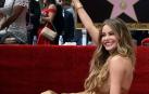 La actriz colombiana Sofía Vergara con su estrella.