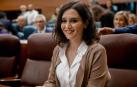 La presidenta de la Comunidad de Madrid, Isabel Díaz Ayuso, durante una sesión plenaria