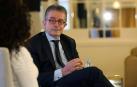 El empresario navarro Antonio Catalán, presidente de AC Hoteles by Marriott, participó en la primera cita organizada por Diario de Navarra y celebrada el 23 de marzo en el hotel Tres Reyes de Pamplona.
