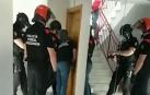 Imagen de un momento de la actuación de los agentes de Policía Foral en Noáin.