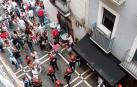 Agentes de Policía Foral, el 6 de julio en Pamplona.
