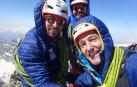 En la cumbre del Shkhelda, cima de 4.360m