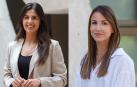 Maite Barguilla y Amaya Tanca, coautora del trabajo que ha obtenido el primer premio