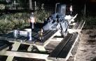 Restos de uno de los botellones