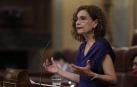 La ministra María Jesús Montero, en la sesión plenaria en el Congreso de los Diputados