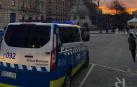 Vehículo de Policía Municipal en el Paseo de Sarasate.