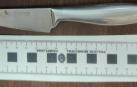 Un cuchillo requisado a los jóvenes identificados en la Vuelta del Castillo