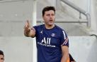 Mauricio Pochettino, en un amistoso de esta pretemporada con el PSG