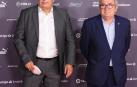 Luis Sabalza junto a Fran Canal el pasado 30 de julio en el photocall de la gala de Campeones de LaLiga que se celebró en el Museo Reina Sofía