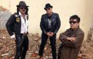 Integrantes del grupo de rockabilly 'Lobos Negros'