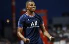 Kylian Mbappé, en el partido disputado ante el Brest el 20 de agosto