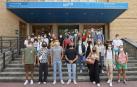 Los estudiantes de intercambio, junto con alumnado que forma parte del programa 'Buddy' en la UPNA