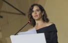 Isabel Díaz Ayuso, tras recibir el premio Llama de la Libertad