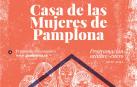 Cartel con los cursos de la Casa de las Mujeres de Pamplona