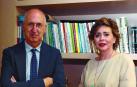 Miguel Ángel Riezu e Inés Artajo