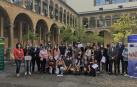 El director general de FP, Tomás Rodríguez, con alumnado y familiares que han participado en la estancia