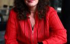 Natalia Ardanaz, esta semana, en una terraza de Pamplona