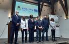 La consejera Gómez, con representantes de los territorios asociados en el proyecto