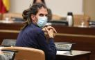 El ex secretario de Organización y diputado de Unidas Podemos Alberto Rodríguez en una comisión anterior en el Congreso de los Diputados