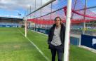 Leonel ‘Pipa’ Gancedo, ayer por la mañana en el campo de entrenamiento de Tajonar