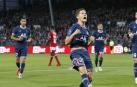 Ander Herrera celebra un gol en la presente temporada