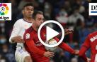 Kike García y Casemiro, en el Santiago Bernabéu