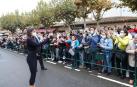 La reina Letizia, durante su visita al Festival de cine Ópera Prima de Tudela.